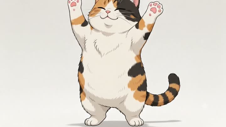 Cat reaching upward